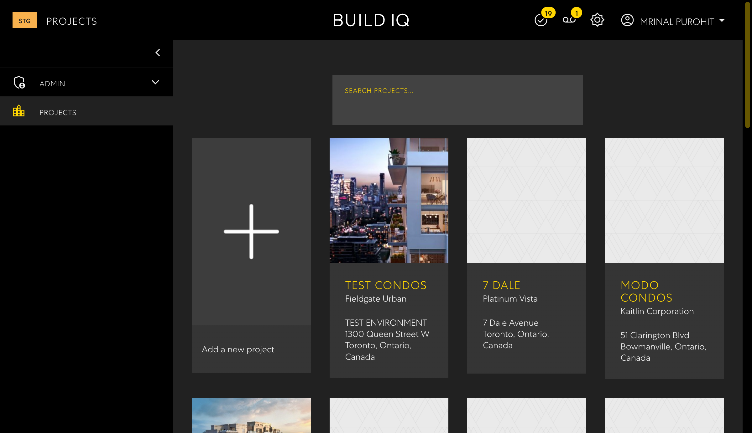 BuildIQ Dashboard