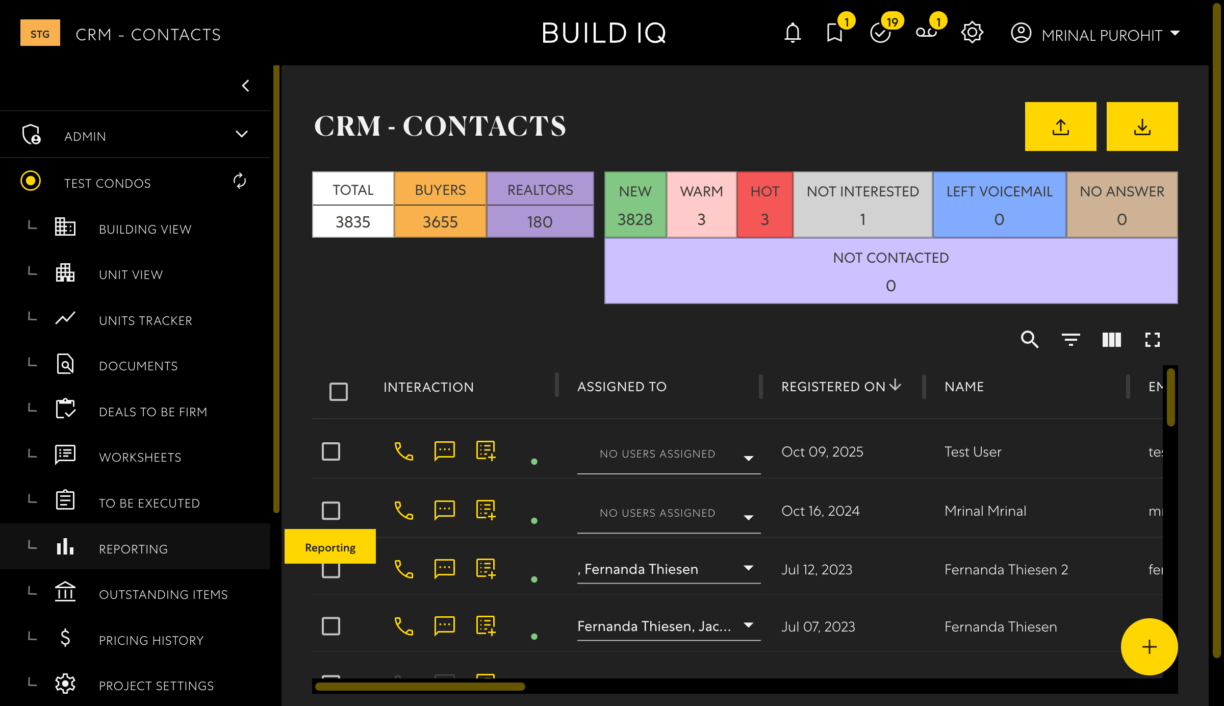 CRM Contacts
